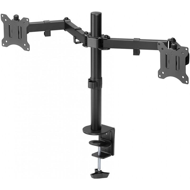 VESA mount for monitor - Goobay skrivbordsfäste VESA för två datorskärmar 17-32"