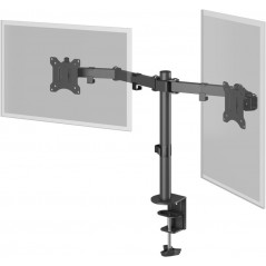 VESA mount for monitor - Goobay skrivbordsfäste VESA för två datorskärmar 17-32"