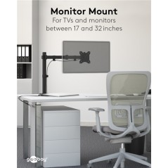 VESA mount for monitor - Goobay skrivbordsfäste VESA för datorskärm 17-32"