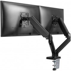 VESA mount for monitor - Goobay skrivbordsfäste med gasfjäder för två datorskärmar 17-32"