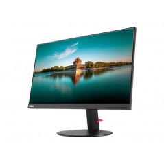 Lenovo 24" P24H-10 WQHD 2K-skärm med USB-C, IPS-panel & Ergonomisk fot (beg)