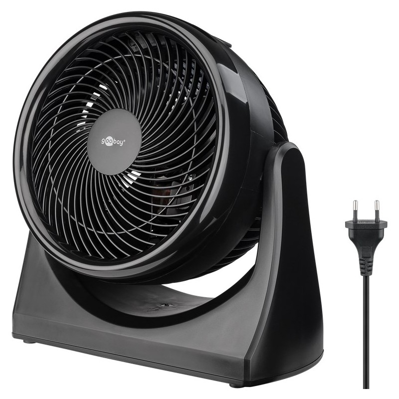 Fans for the hot evenings! - Goobay golvfläkt 23cm med justerbar lutning