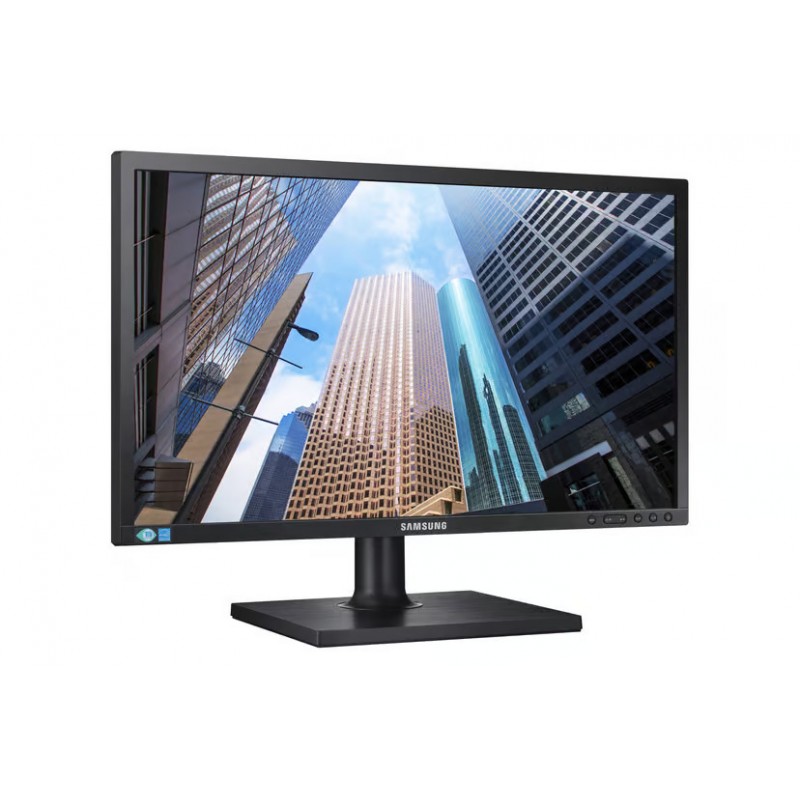 Used computer monitors - Samsung 24" S24E650DW LED-skärm med ergonomisk fot (beg)