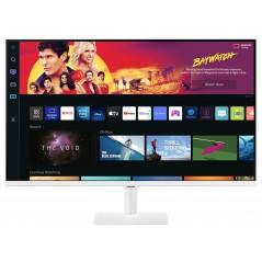 Computer monitor 25" or larger - Samsung 32" 4K-upplöst VA-skärm S32BM701 med 65W USB-C-hubb, fjärr & högtalare