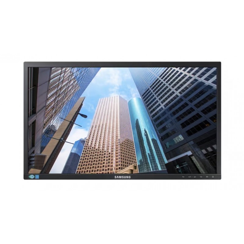 Used computer monitors - Samsung 24" S24E650DW LED-skärm (beg utan fot - kan köpas separat)