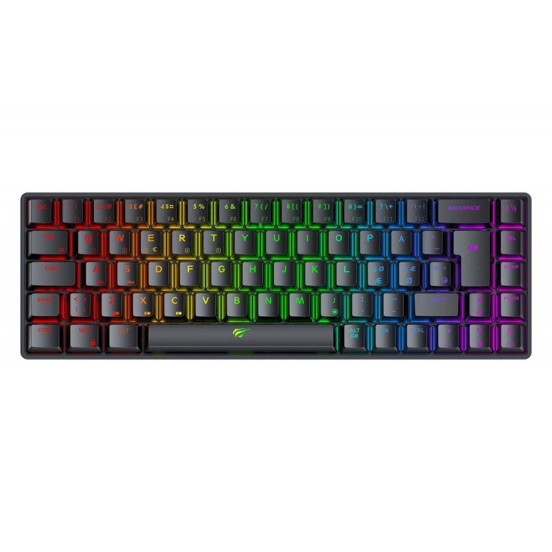Mechanical Gaming Keyboard - Havit KB860L superkompakt trådlöst mekaniskt RGB gaming-tangentbord