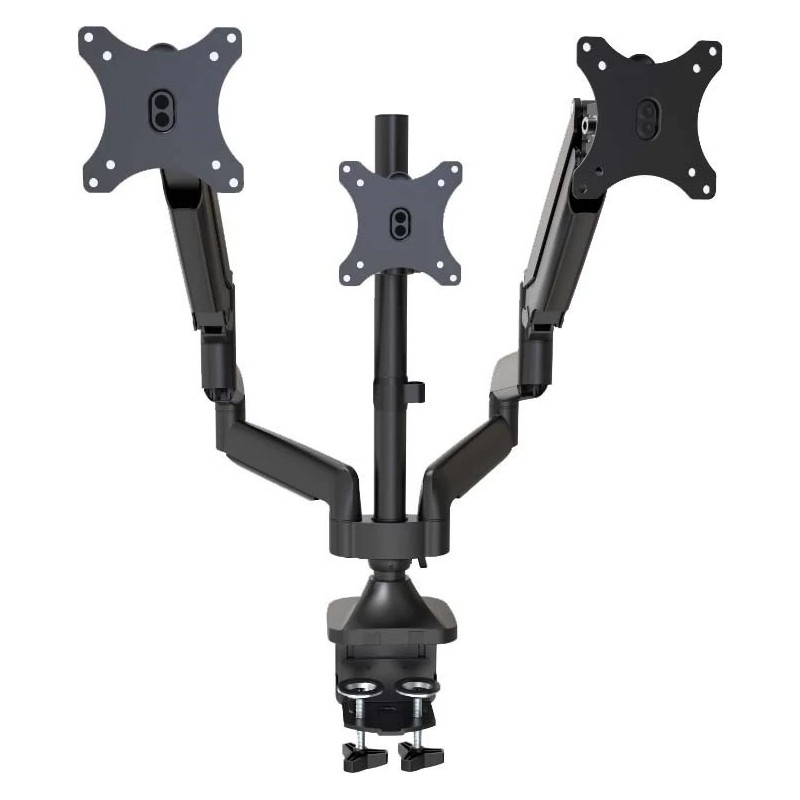 VESA mount for monitor - Andersson skrivbordsfäste med gasfjäder för tre datorskärmar 13-32"