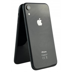 iPhone XR 64GB Black med 1 års garanti (beg med mura & många repor)