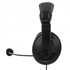 Chat Headset - Deltaco headset med 2x 3.5 mm AUX-anslutning
