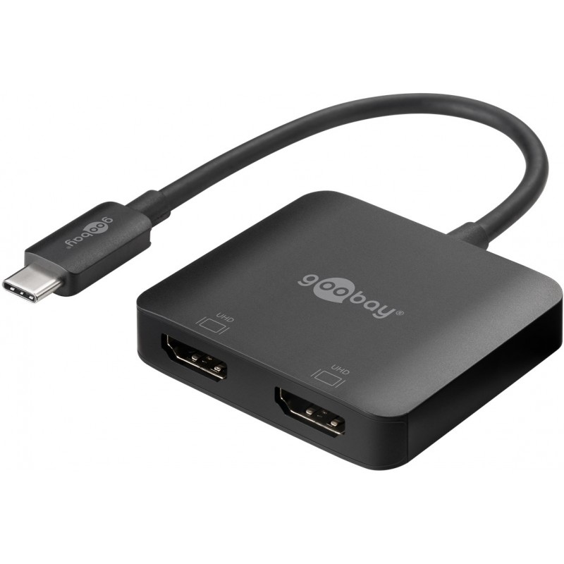 Screen Cables & Screen Adapters - USB-C Multiport-adapter för två skärmar 2x HDMI