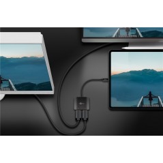 Screen Cables & Screen Adapters - USB-C Multiport-adapter för två skärmar 2x HDMI