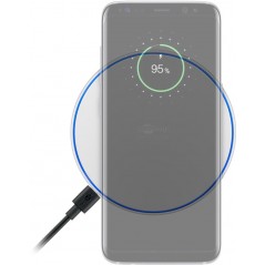 Wireless Phone Charger - Goobay trådlös QI-laddare med snabbladdning, 10W