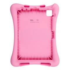 Tablet Cover - Silikoneetui til børn med støtte til iPad 10.9" 10ge/Air 10.9" 4/5ge/Pro 11" 2/3ge, pink