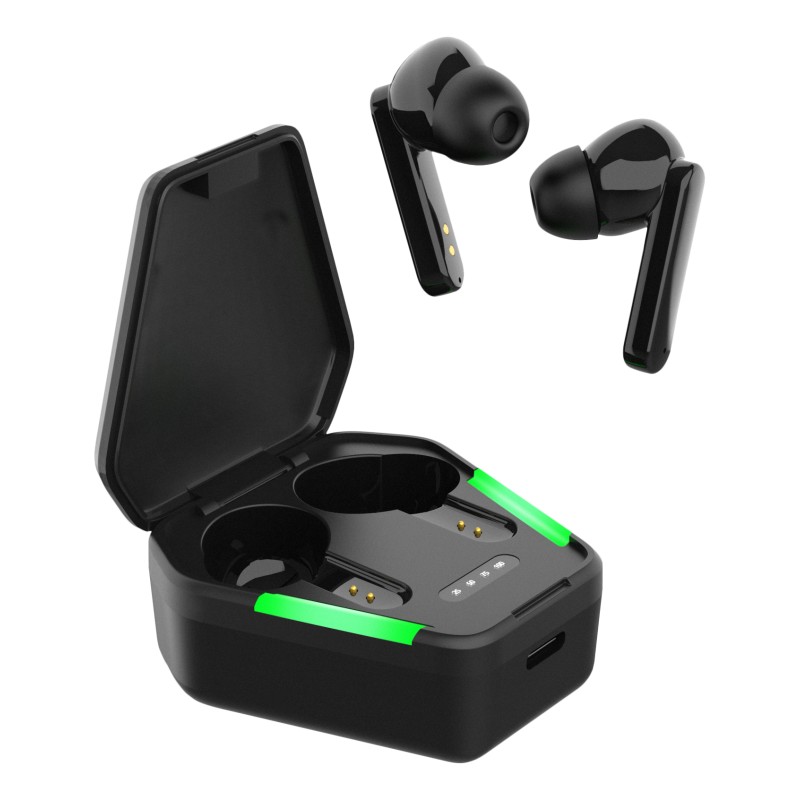 In-ear gamingheadset till PC - Streetz True Wireless gamingheadset in-ear