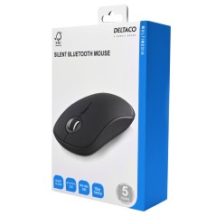 Wireless mouse - Deltaco MS-900 tyst trådlös mus med Bluetooth-anslutning