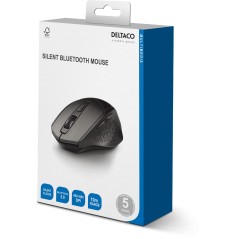 Wireless mouse - Deltaco MS-901 tyst trådlös mus med Bluetooth-anslutning