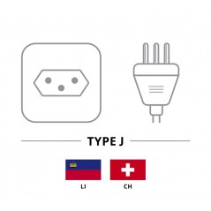 Power cable computer - Goobay Strömkabel till bärbara datorer 1.8M Schweiz-kontakt (C5) (musse pigg)