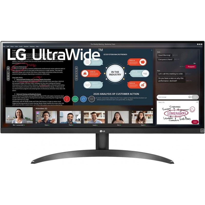 Computer monitor 25" or larger - LG 29WP500-B 29" ultrabred LED-skärm med IPS-panel