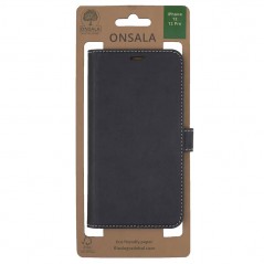 Covers - Gear ekologiskt plånboksfodral till iPhone 12 / iPhone 12 Pro svart