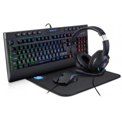 Mission SG GGB 2.2 gaming-kit med RGB-tangentbord, mus, headset, musmatta