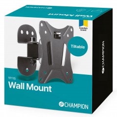 VESA mount for monitor - Champion tiltbart väggfäste VESA för TV eller skärm 13-27"