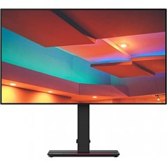 Lenovo P27H-20 27" 2K-upplöst IPS-skärm med USB-C och USB-hubb (beg)