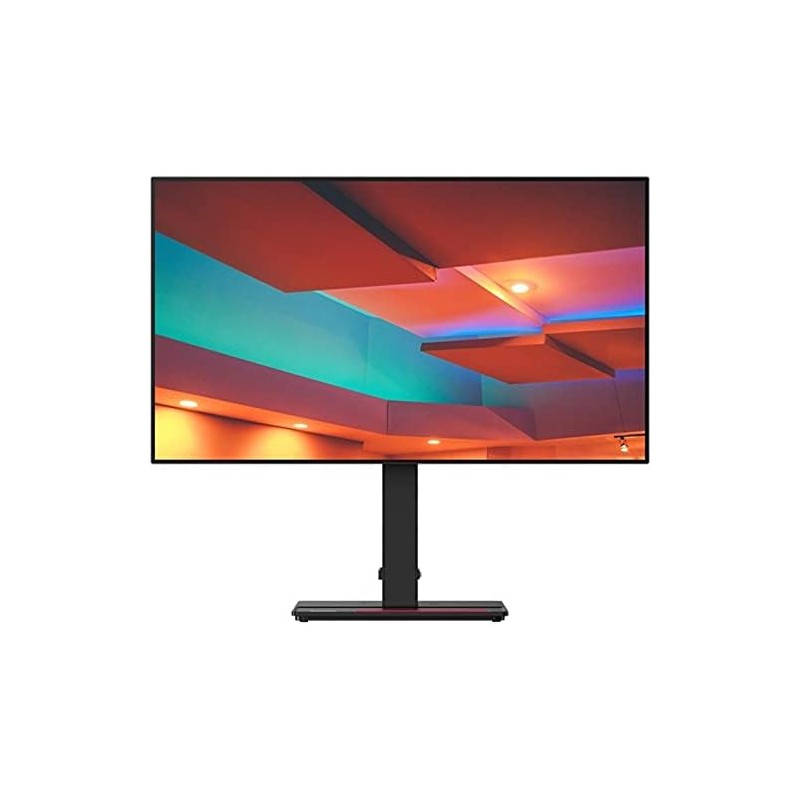 Used computer monitors - Lenovo P27H-20 27" 2K-upplöst IPS-skärm med USB-C och USB-hubb (beg)