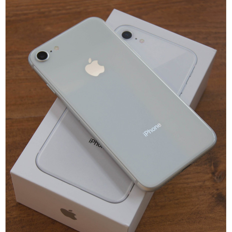 Used iPhone - iPhone 8 256GB silver (begagnad)