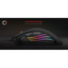 Gaming mouse - Havit gamingmus med 3200 DPI, sju knappar & RGB LED belysning