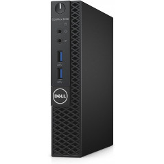 Used desktop computer - Dell OptiPlex 3050 Micro i3-6 8GB 128SSD med WiFi (beg)