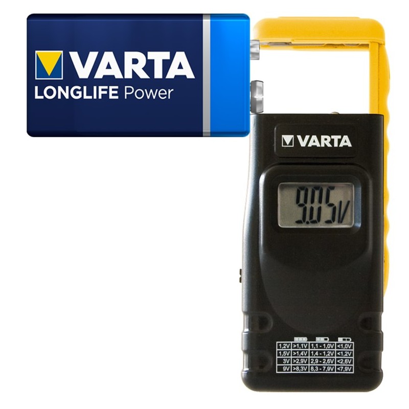 Battery & Battery testers - VARTA digital batteritestare med LCD