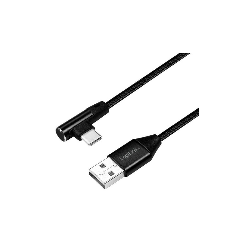 USB-C cable - LogiLink Vinklad USB-C till USB-kabel