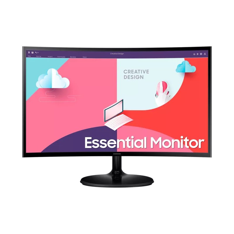 Computer monitor 25" or larger - Samsung S27C364EAU Curved 27" LED-skärm med VA-panel (välvd)