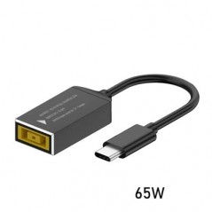 Konverteringskabel från Lenovo rektangulär kontakt till USB-C (65W)