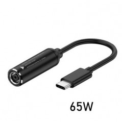 Konverteringskabel från Lenovo rund kontakt till USB-C (65W)