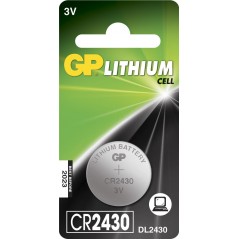 GP CR2430 Lithium Coin batteri 1-Pack knappcellsbatteri