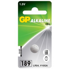 GP LR54 V10GA Alkaline Coin batteri 1-Pack knappcellsbatteri