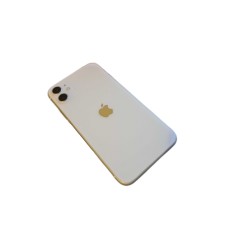 Used iPhone - iPhone 11 128GB White med 1 års garanti (beg) (skadad skärm nederkant)