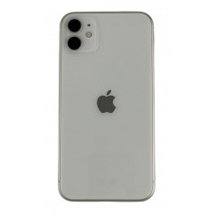 Used iPhone - iPhone 11 128GB White med 1 års garanti (beg) (skadad skärm nederkant)