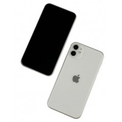 Used iPhone - iPhone 11 128GB White med 1 års garanti (beg) (skadad skärm nederkant)