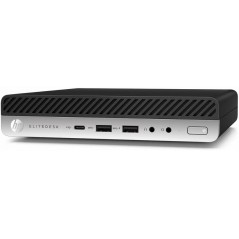 Used desktop computer - HP EliteDesk 705 G4 Mini Ryzen 3 8GB 256GB SSD Win10 Pro (beg)