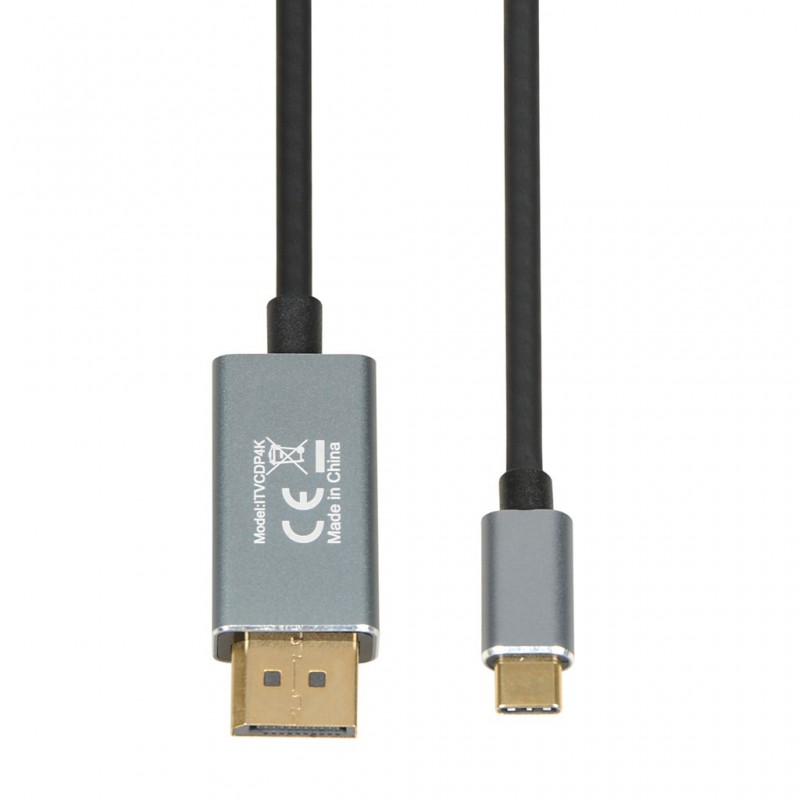 Screen Cables & Screen Adapters - USB-C till DisplayPort-kabel 1.8m (4k @60 Hz)