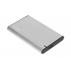 iBOX USB 3.2-kabinett för intern 2.5" SATA-hårddisk, silver