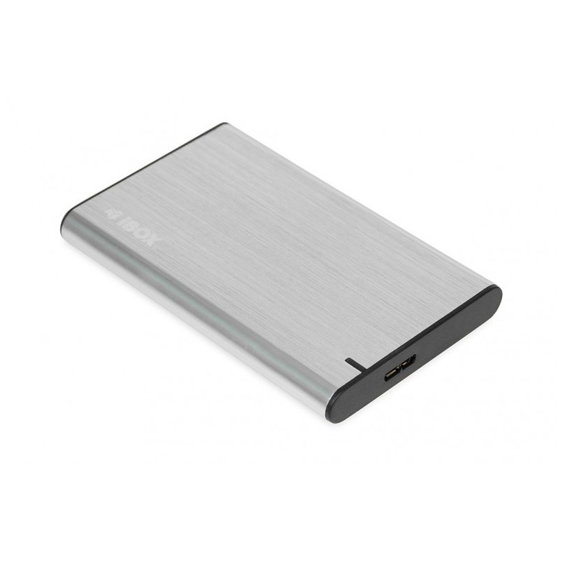 Cabinets for Hard drives - iBOX USB 3.2-kabinett för intern 2.5" SATA-hårddisk, silver