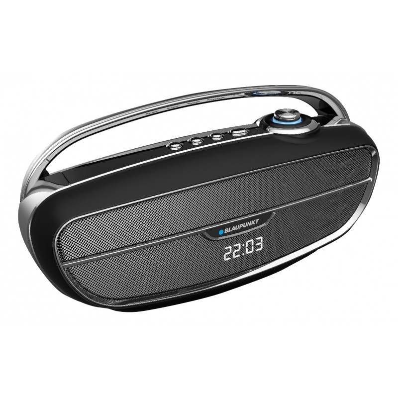 Battery-driven Speaker - Blaupunkt 3360 Bluetooth-högtalare i Vintagestil 20W med FM-radio