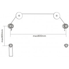 Wall brackets for speakers and TVs - Ultra Slim väggfäste VESA för TV eller bildskärm 37-70" 50 KG
