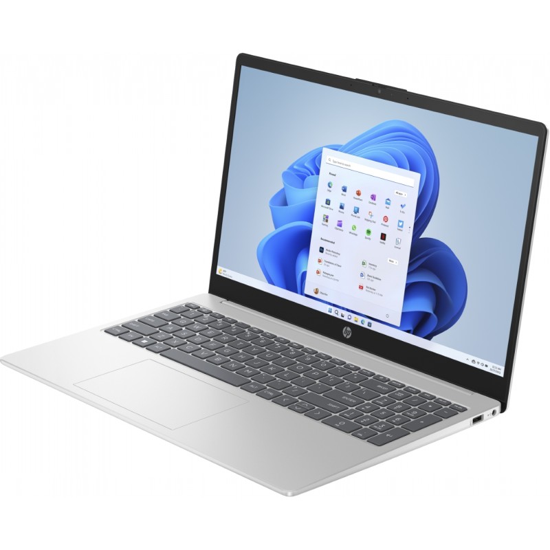 Laptop with 14 and 15.6 inch screen - HP 15-fc0062no 15.6" Full HD Ryzen 5 8GB 256SSD Win 11 demo med röd pixel