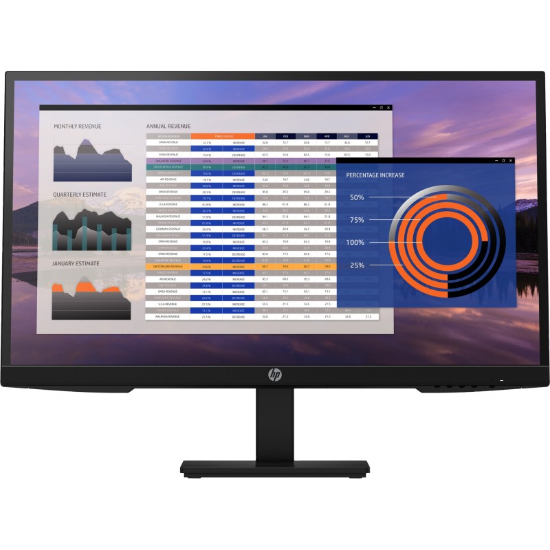 Computer monitor 25" or larger - HP P27h G4 27-tums LED-skärm med IPS-panel demo