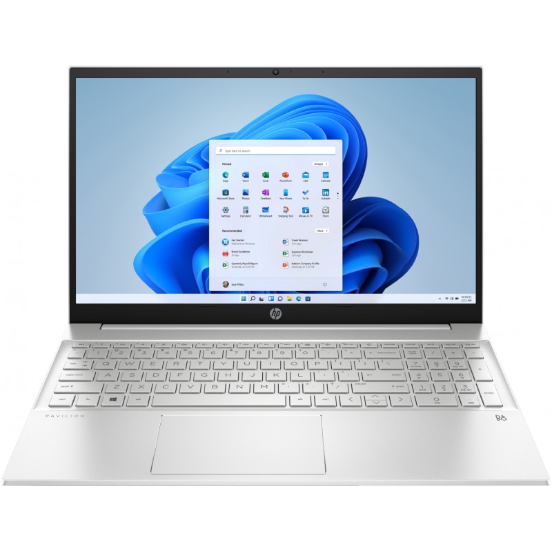 Laptop with 14 and 15.6 inch screen - HP Pavilion 15-eg3065no 15.6" Full HD i7-13 16GB 512GB SSD Win 11 Natural Silver