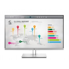 HP EliteDisplay E273q 27" 2K 1440p IPS-skärm med USB-hubb & ergonomisk fot (beg)